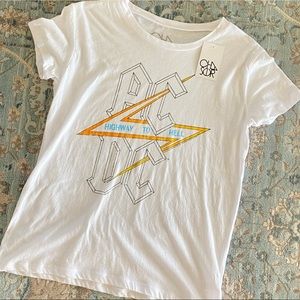 NWT Chaser AC/DC Highway to Hell Ringer Graphic M